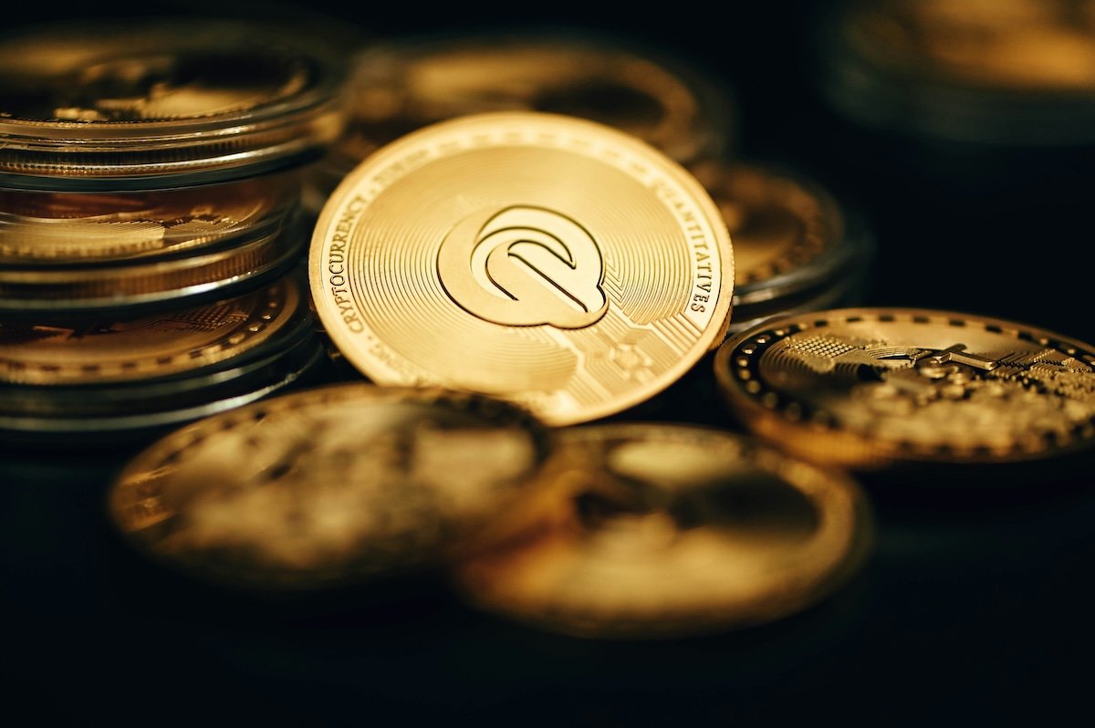 A photo of cryptocurrency coins for how to make money with photography