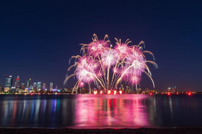 Photo of colorful fireworks