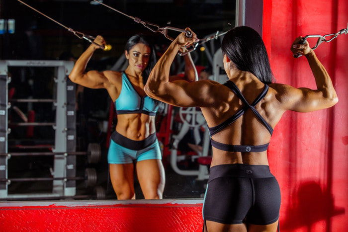 Women Stop Working Out To Check Their Phones Posed Models