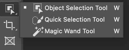 Object Selection tool on the toolbar