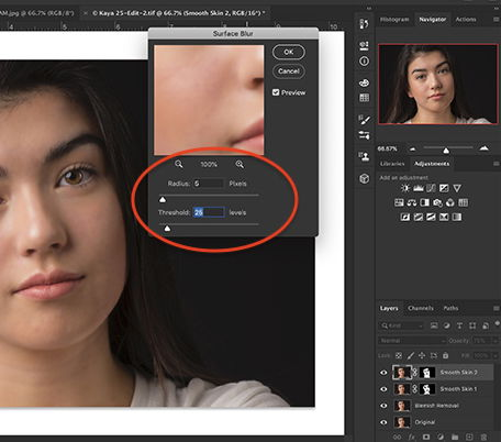 How to Smooth Skin in Photoshop  Step by Step  - 24