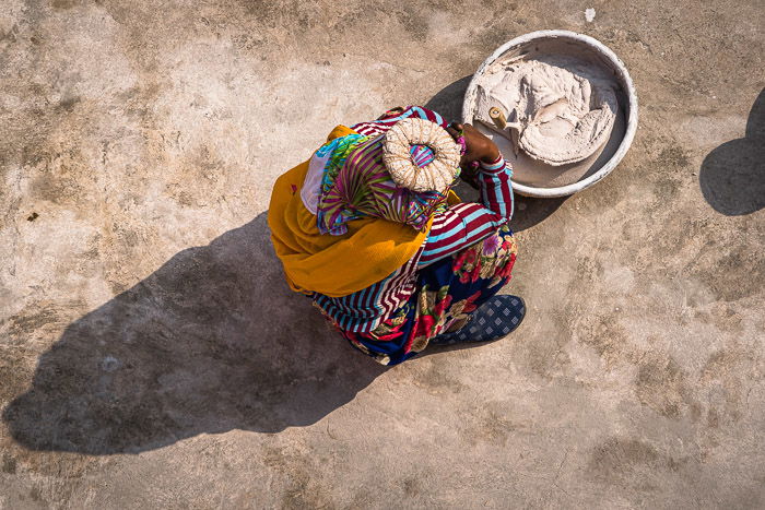 High angle travel portrait by Jenn Mishra.