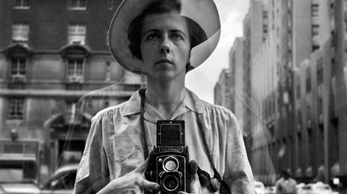 Self-portrait Vivian Maier.