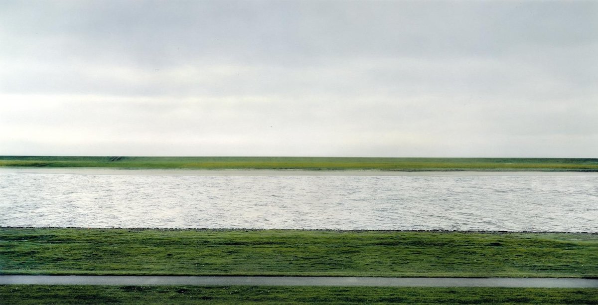 The Rhine II by Andreas Gursky as one of the most expensive photographs