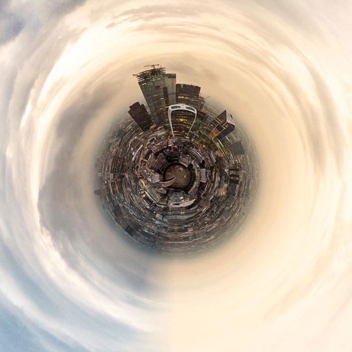 make tiny planet photos on iphone