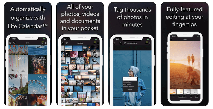 Screenshot of Mylio homepage - best photo storage app