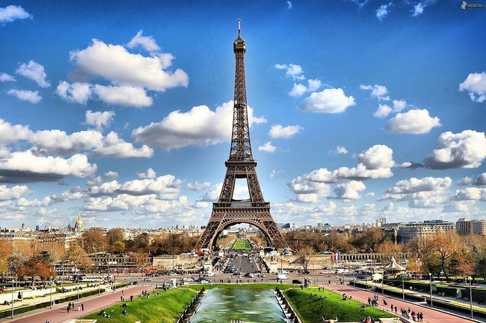 Stock photo of the Eiffel tower