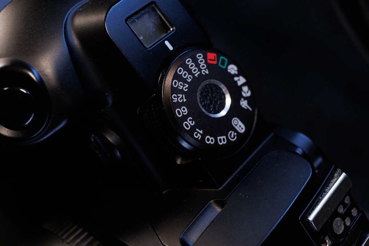Close-up of an ISO dial on a Canon camera to illustrate exposure in photography