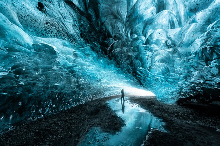 Stunning ice cave from Fstoppers 'Photographing the World 1' Landscape Photography Course