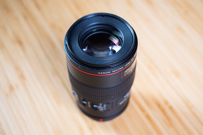 foto del objetivo macro Canon EF 100 mm f / 2,8L IS USM