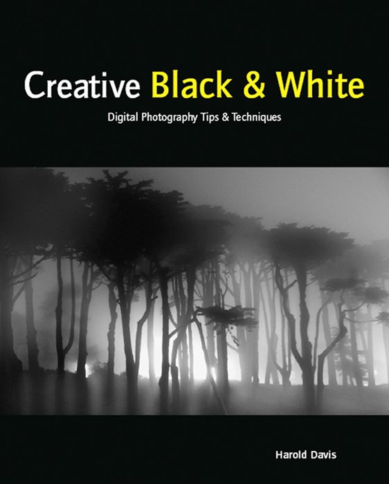 The cover of 'Creative Black and White' photography book by Harold Davis