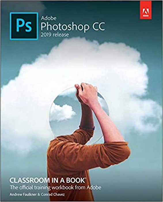 The cover of 'The Adobe Photoshop CC Book' by Andrew Faulkner & Conrad Chavez