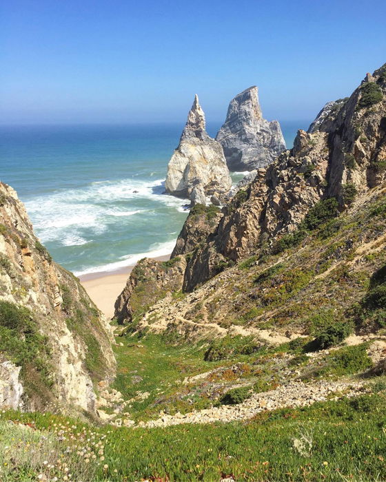 Rocky coastal landscape