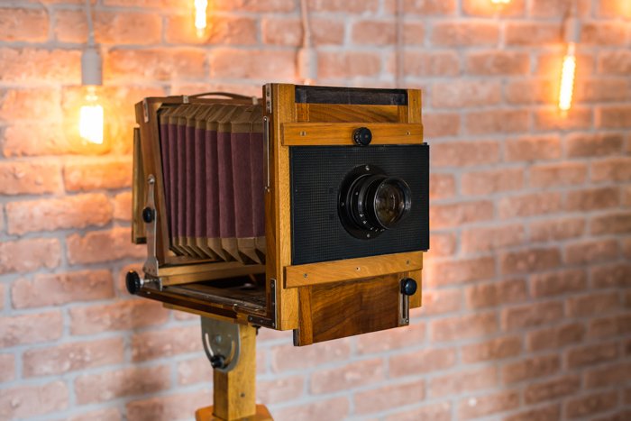 一台老式胶卷照相机