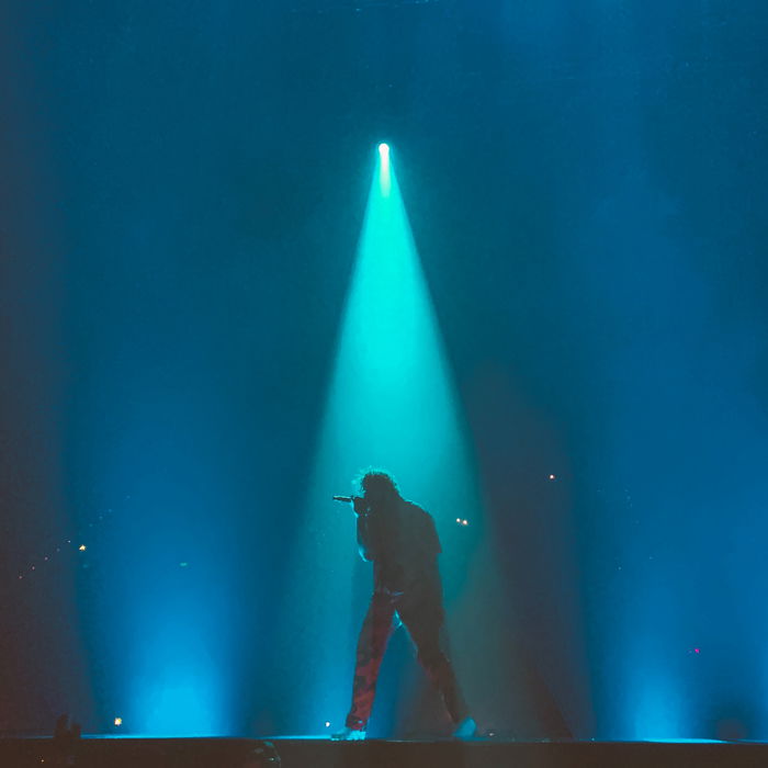 A concert in low light