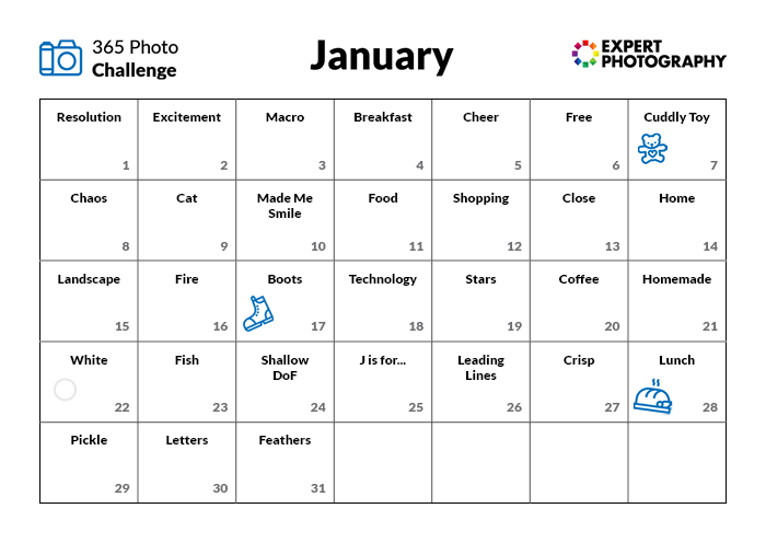 Do a 30-Day Photo Challenge for the New Year!