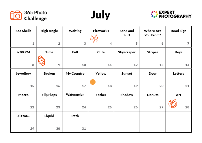 Do a 30-Day Photo Challenge for the New Year!  30 days photo challenge,  Photo challenge, Photography challenge