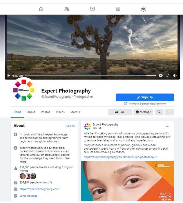 How to Make a Facebook Photography Page for Photographers - 72