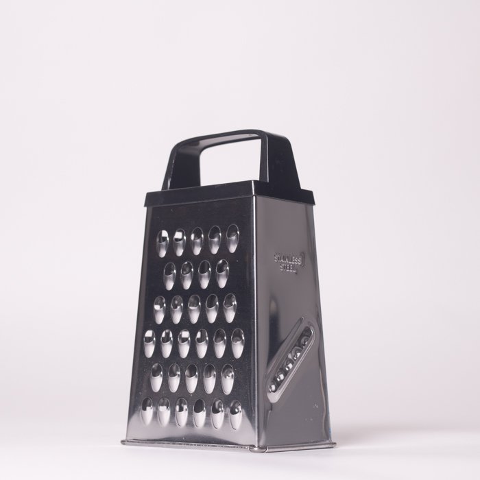reflective surface photography cheese grater