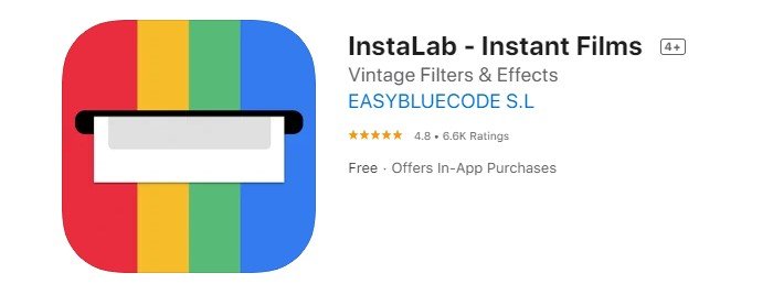 a screenshot of instalab free picture printing app 