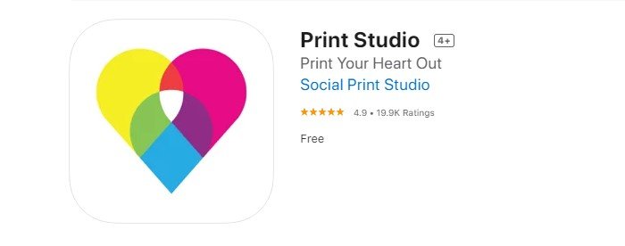 a free app for printing pictures