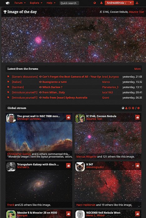 银河摄影app Astrobin的截图