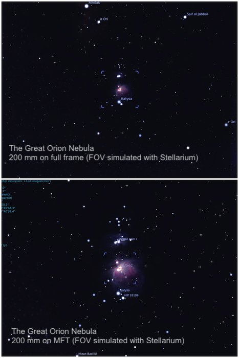 两张银河系照片