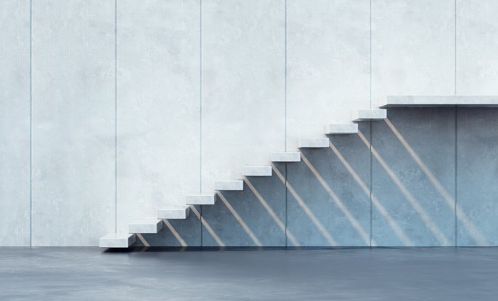 Escadas minimalistas