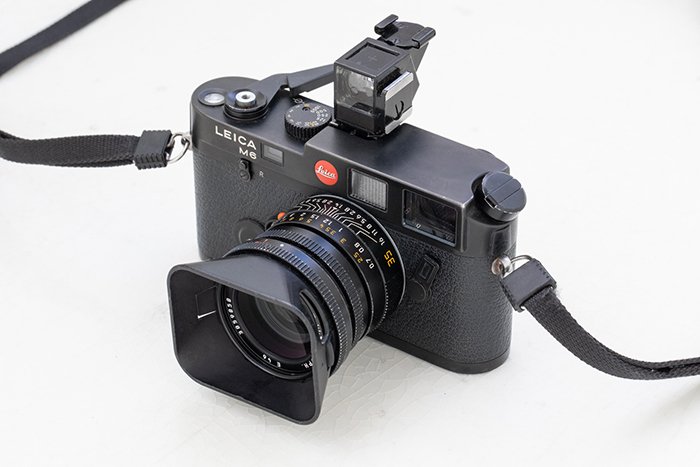 Leica M6 with waist-level viewfinder