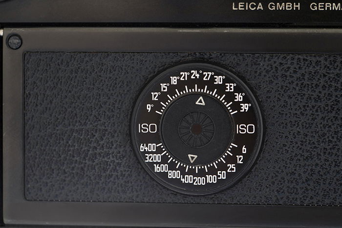 The ISO chart of the Leica M6