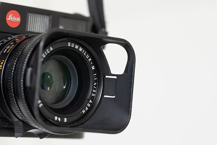 A closeup image of the Leica M6