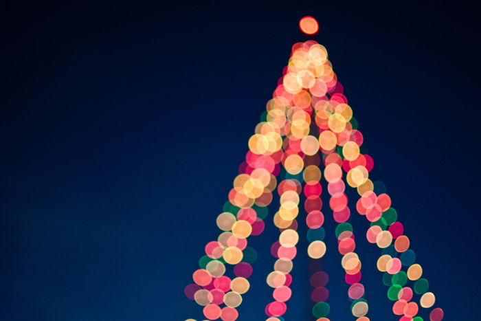 christmas tree lights backgrounds