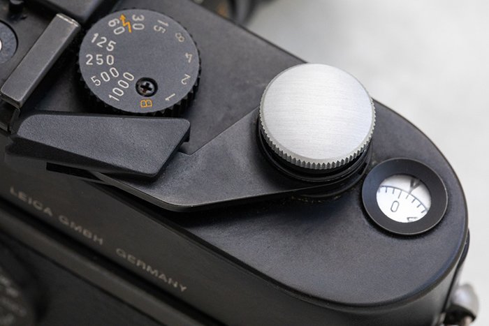Leica M6 soft shutter button.