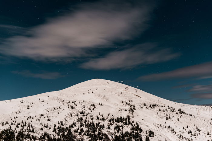 Beautiful snow covered landscape