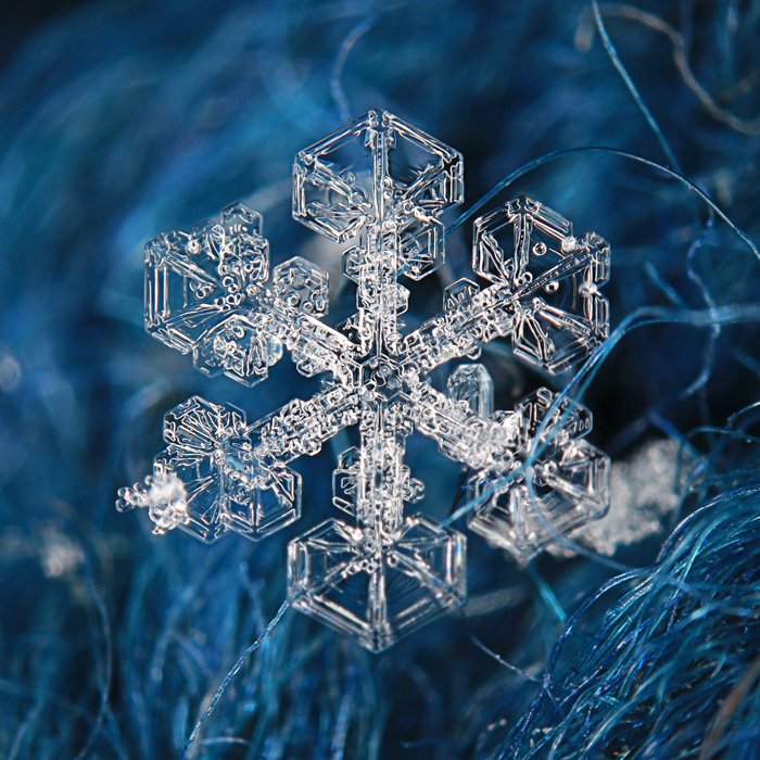A beautiful snowflake
