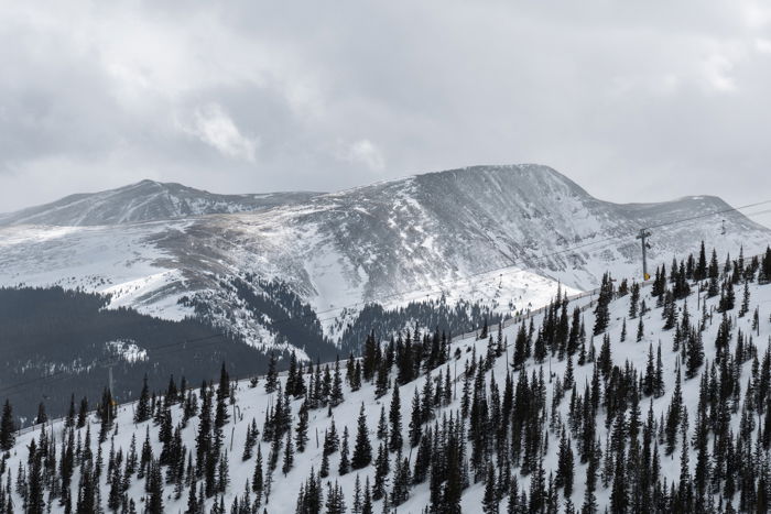 Beautiful snow covered landscape