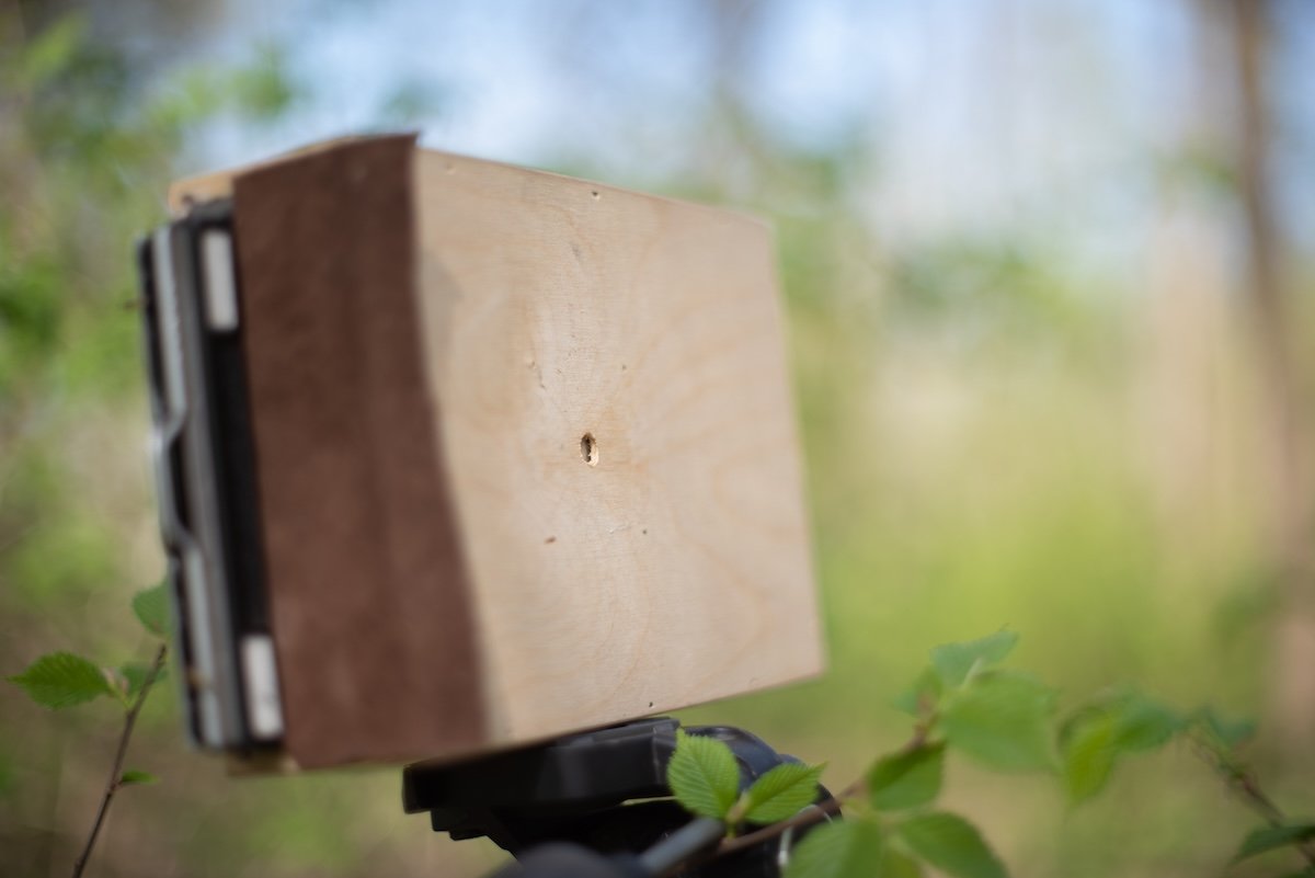 DIY photography homemade pinhole camera