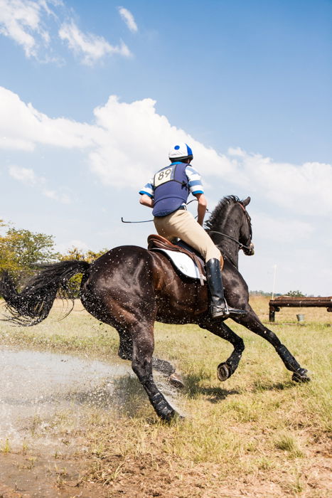 Imagem de passeios a cavalo com alta velocidade do obturador