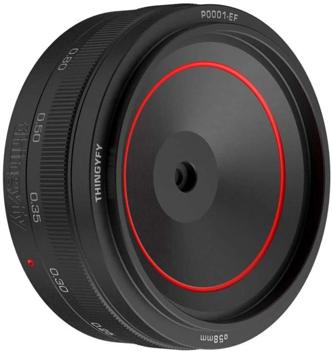 Photo of a pinhole lens.