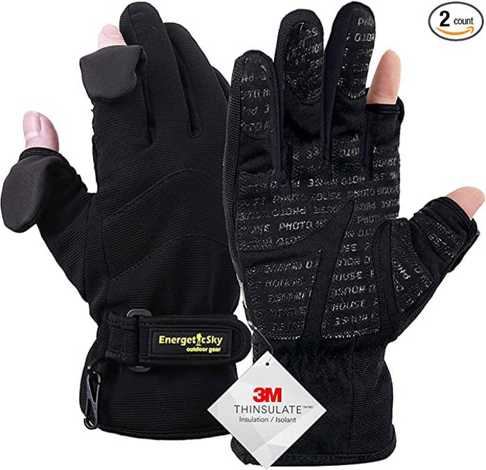 Image of the EnergeticSky Waterproof Winter Gloves photography gloves
