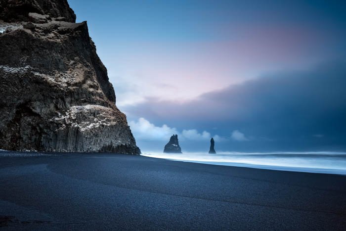 Beautiful landscape image of a seaside and rocks.