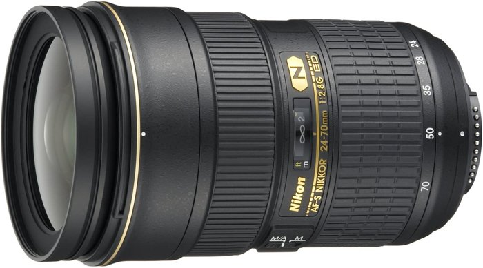 Image of the Nikon AF-S Nikkor 24-70mm f/2.8G ED zoom lens for portrait photography