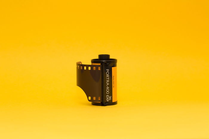 An image of a roll of 35mm Kodak film