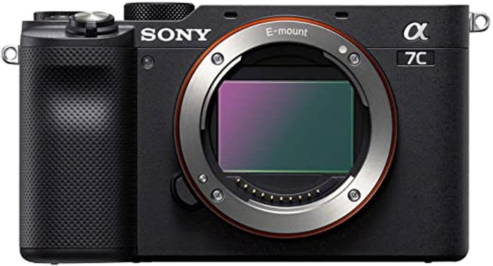 an image of a Sony Alpha 7C travel camera