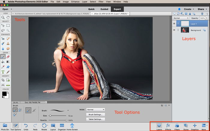 adobe photoshop lightroom vs elements