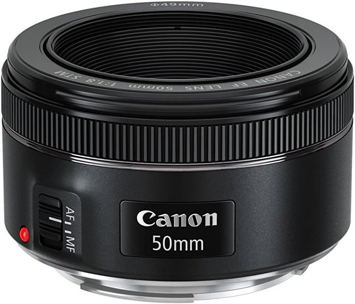 Canon EF 50mm f/1.8 STM prime lens product image