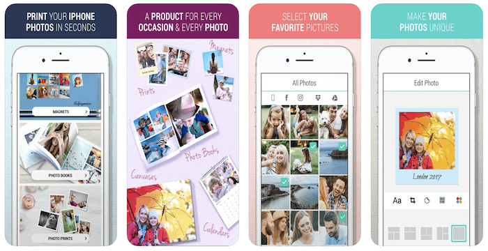 a screenshot of printastic photo printing app from the iOS app store