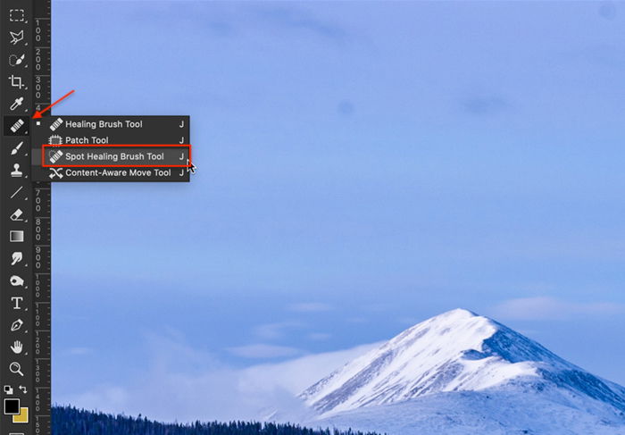 How to Use Spot Healing Brush Tool in Photoshop
