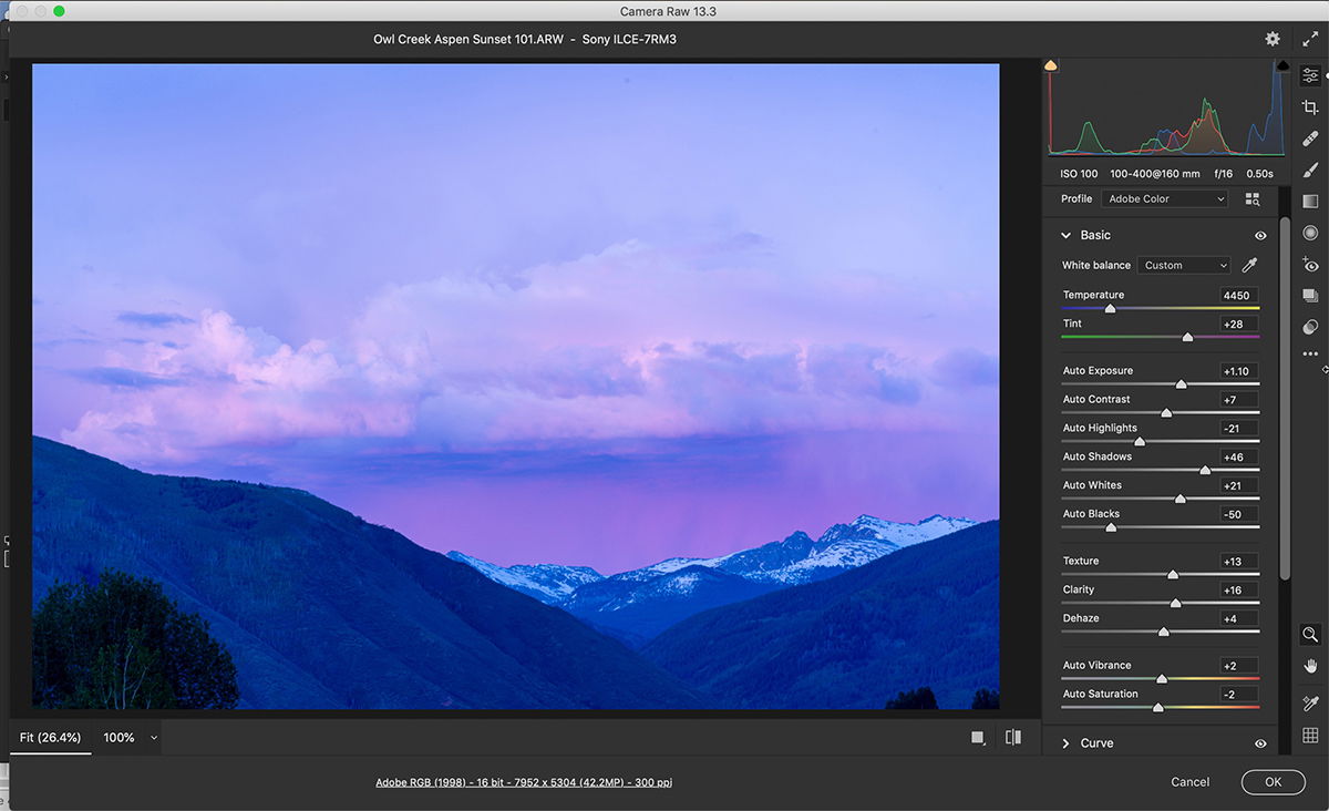 lightroom 5.7.1 sony arw