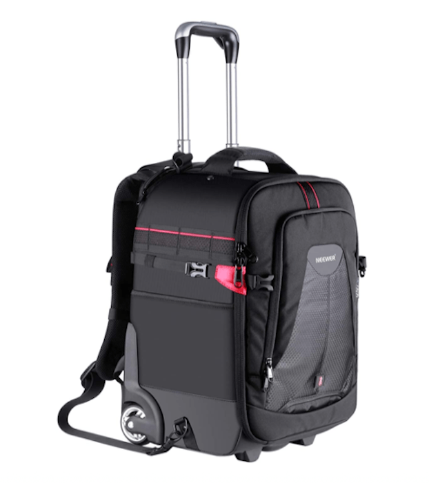 an image of a Neewer 2-in-1 Rolling Camera Backpack